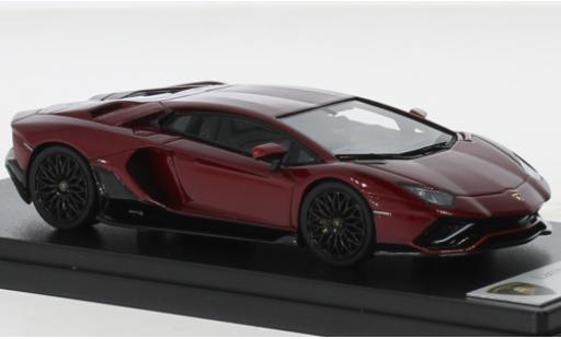 Lamborghini Aventador 1/43 Look Smart LP 780-4 Ultimae metallise rosso modellino in miniatura