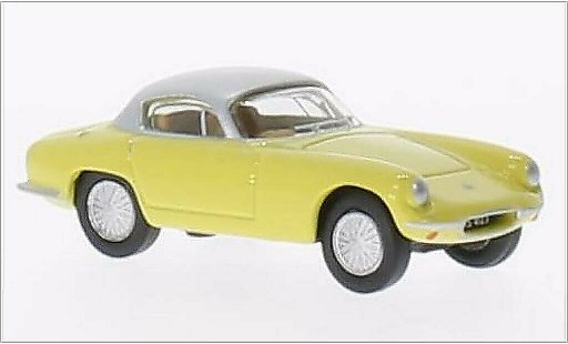 Lotus Elite Base 1/76 Oxford giallo/grigio RHD modellini auto