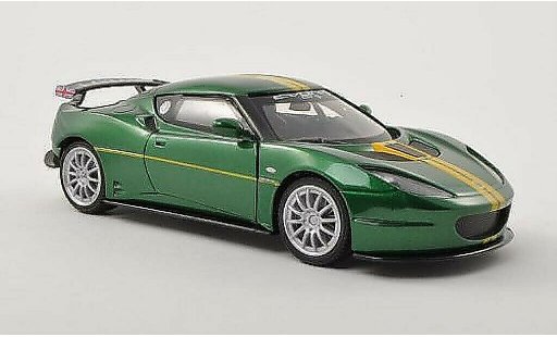 Lotus Evora GT4 1/24 Motormax verde/giallo modellini auto