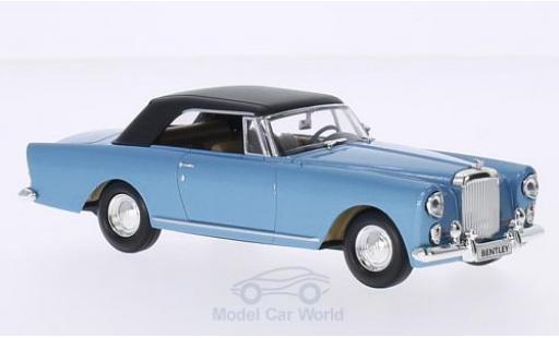 Bentley Continental T 1/43 Lucky Die Cast S2 DHC by Vilhelm Koren metallico blu 1961 Verdeck geschlossen modellino in miniatura