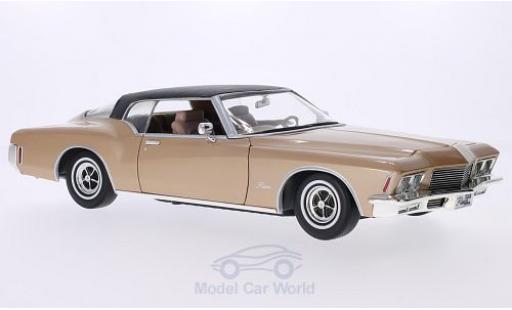 Buick Riviera 1971 1/18 Lucky Die Cast GS gold/matt-nero 1971 modellino in miniatura