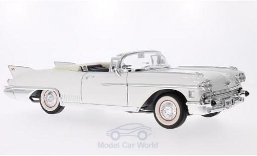 Cadillac Eldorado 1/18 Lucky Die Cast Biarritz bianco 1958 modellino in miniatura