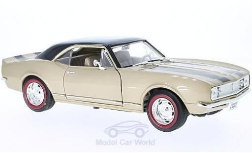 Chevrolet Camaro Z28 1/18 Lucky Die Cast Z28 gold/nero 1967 modellino in miniatura