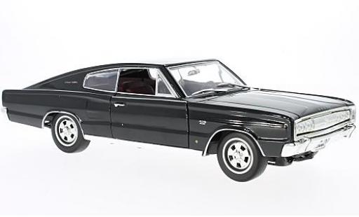 Dodge Charger 1/18 Lucky Die Cast nero 1966 modellino in miniatura