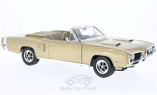 Dodge Coronet 1970 1/18 Lucky Die Cast R/T gold 1970 modellino in miniatura