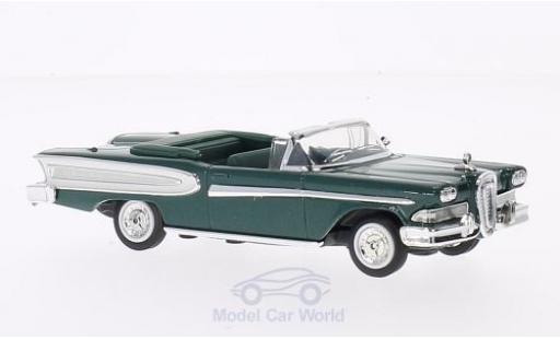 Edsel Citation 1/18 Lucky Die Cast metallico verde 1958 ohne Vitrine modellino in miniatura