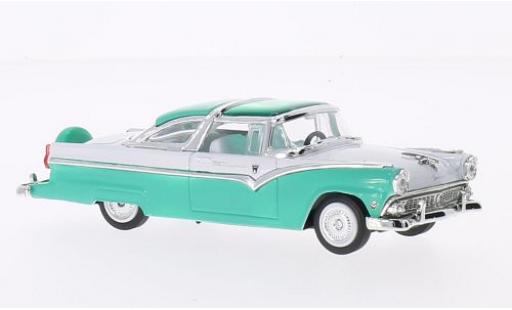 Ford Crown 1/43 Lucky Die Cast Victoria verde/bianco 1955 sans Vitrine modellino in miniatura
