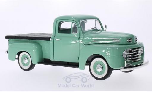 Ford F-1 1/18 Lucky Die Cast Pick Up With Flatbed Cover verde 1948 modellino in miniatura
