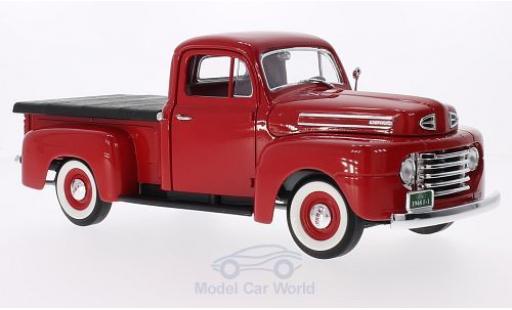 Ford F-1 1/18 Lucky Die Cast Pick Up With Flatbed Cover rosso 1948 modellino in miniatura