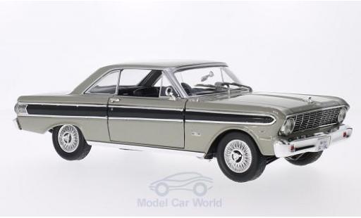 Ford Falcon 1/18 Lucky Die Cast metallico grigio/nero 1964 modellino in miniatura