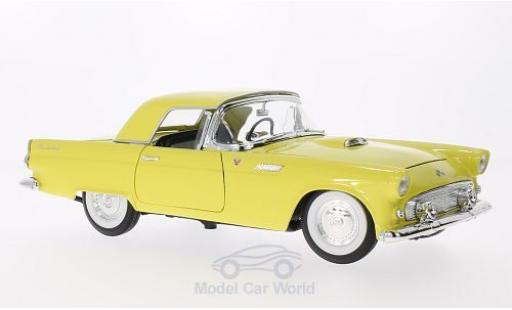 Ford Thunderbird 1955 1/18 Lucky Die Cast giallo 1955 modellino in miniatura