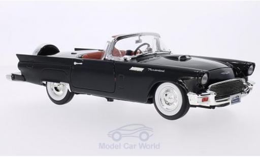 Ford Thunderbird 1/18 Lucky Die Cast nero 1957 Hardtop liegt bei modellino in miniatura