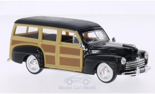 Ford Woody 1/43 Lucky Die Cast nero/Holzoptik 1948 ohne Vitrine modellino in miniatura