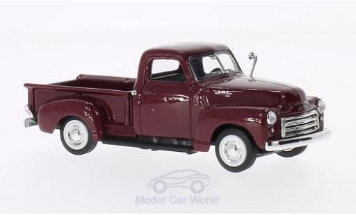 GMC Pick up 1/43 Lucky Die Cast Pick Up rosso 1950 ohne Vitrine modellino in miniatura