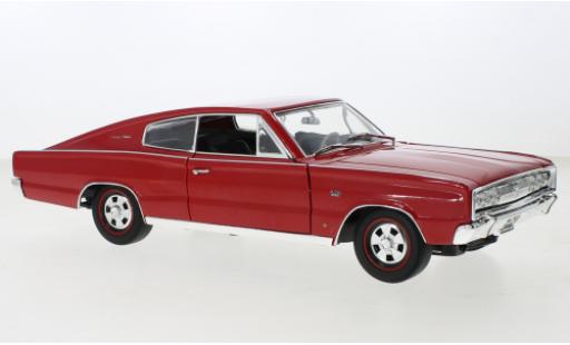 Dodge Charger 1/18 Lucky Die Cast rosso 1966 modellino in miniatura