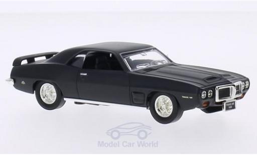 Pontiac Firebird 1/43 Lucky Die Cast Trans Am matt-nero 1969 ohne Vitrine modellino in miniatura