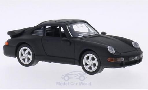 Porsche 993 Turbo 1/43 Lucky Die Cast 911 () Turbo matt-nero 1996 ohne Vitrine modellino in miniatura