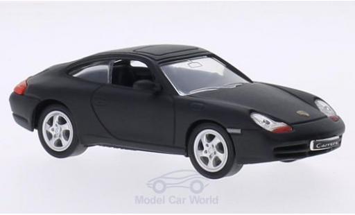Porsche 996 1/43 Lucky Die Cast 911 () Carrera matt-nero 1998 ohne Vitrine modellino in miniatura
