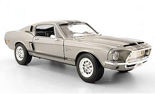 Shelby GT 1/18 Lucky Die Cast -500 KR grigio 1968 modellino in miniatura
