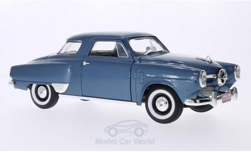 Studebaker Champion 1/18 Lucky Die Cast metallico blu 1950 modellino in miniatura