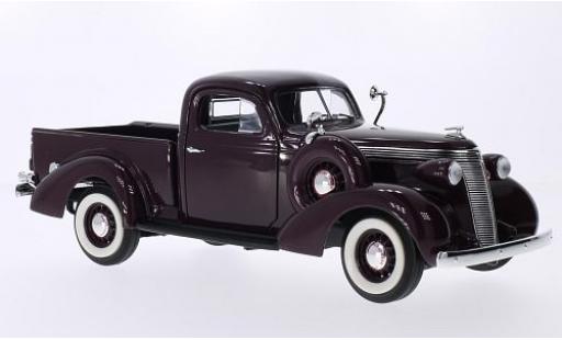 Studebaker Coupe Express 1/18 Lucky Die Cast Pick Up porpora 1937 modellino in miniatura