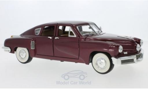 Tucker Torpedo 1/18 Lucky Die Cast metallico rosso 1948 modellino in miniatura