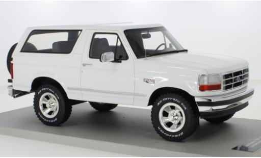 Ford Bronco 1/18 Lucky Step Models bianco 1992 modellino in miniatura