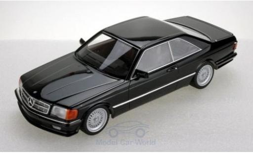 Mercedes 560 1/18 Lucky Step Models SEC (C126) Lorinser nero 1987 modellino in miniatura