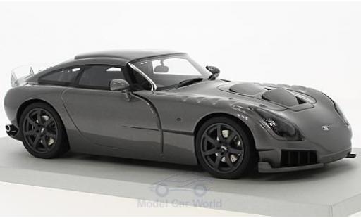 TVR Sagaris 1/18 Lucky Step Models metallico grigio RHD 2005 modellino in miniatura
