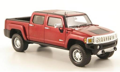 Hummer H3 1/43 Luxury Collectibles T metallico rosso 2008 modellino in miniatura