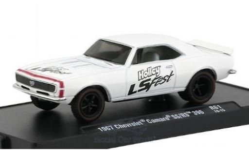 Chevrolet Camaro 1/64 M2 Machines SS/RS 396 bianco/Dekor Holley LS Fest 1967 modellino in miniatura