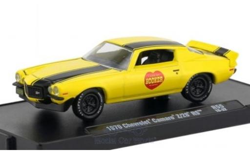 Chevrolet Camaro 1/64 M2 Machines Z/28 RS giallo/nero 1970 modellino in miniatura