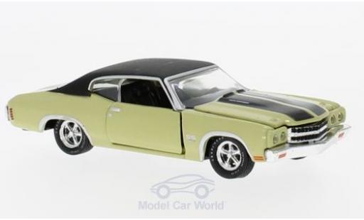 Chevrolet Chevelle 1970 1/64 M2 Machines SS 454 metallico verde/nero 1970 modellino in miniatura