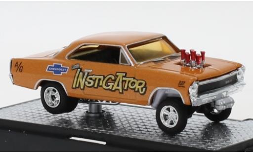 Chevrolet Nova 1/64 M2 Machines Gasser Instigator 1967 modellino in miniatura