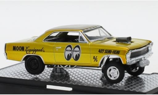 Chevrolet Nova 1/64 M2 Machines Gasser Tuning Mooneyes - Moon Equipped 1967 modellino in miniatura