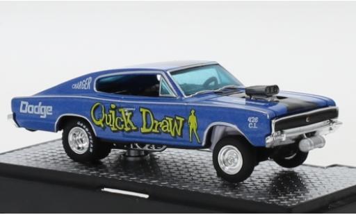 Dodge Charger 1/64 M2 Machines Gasser Quick Draw 1966 modellino in miniatura