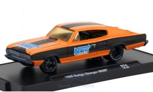 Dodge Charger 1966 1/64 M2 Machines HEMI orange/matt-nero 1966 modellino in miniatura