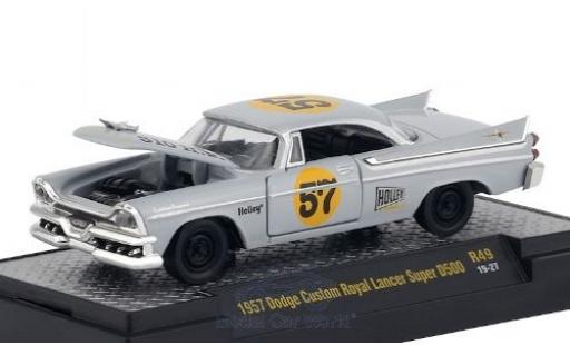 Dodge Custom Royal Lancer 1/64 M2 Machines Super D500 grigio/Dekor 1957 modellino in miniatura