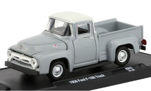 Ford F-1 1/64 M2 Machines 00 grigio/bianco 1956 modellino in miniatura