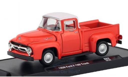 Ford F-1 1/64 M2 Machines 00 Truck rosso/bianco 1956 modellino in miniatura