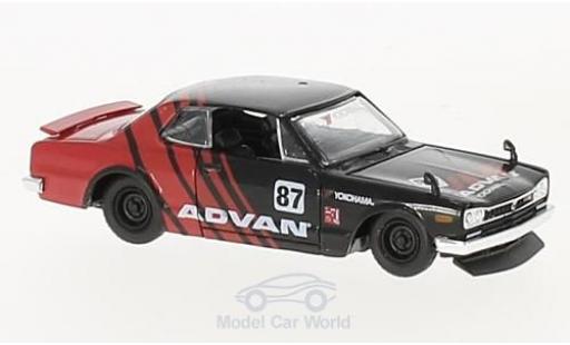 Nissan Skyline 1/64 M2 Machines GT-R No.87 Advan 1971 modellino in miniatura