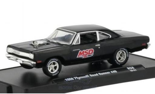 Plymouth Road Runner 1/64 M2 Machines 440 MSD 1969 modellino in miniatura
