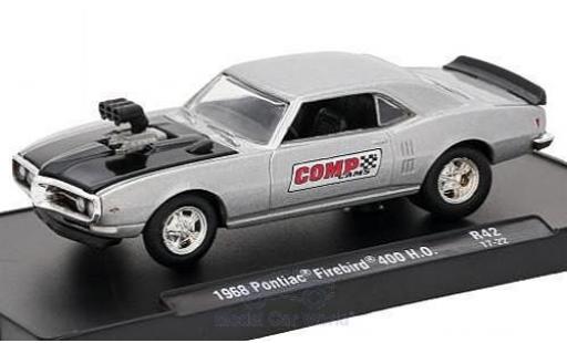 Pontiac Firebird 1/64 M2 Machines 400 H.O. grigio/nero Comp Cams 1968 Auto-Drivers Release 42 ohne Vitrine modellino in miniatura