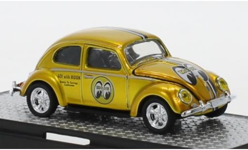 Volkswagen Beetle 1/64 M2 Machines Deluxe Tuning (Käfer) Mooneyes - Go with Moon 1953 modellino in miniatura