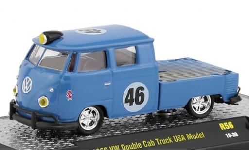 Volkswagen T1 1/64 M2 Machines DoKa Pritsche blu 1960 No.46 modellino in miniatura