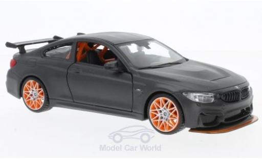 Bmw M4 1/24 Maisto GTS matt-grigio modellino in miniatura