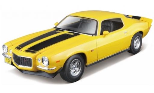 Chevrolet Camaro 1/18 Maisto Z28 giallo/nero 1971 modellino in miniatura