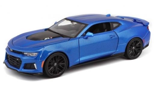Chevrolet Camaro 1/24 Maisto ZL1 metallico blu 2017 modellino in miniatura
