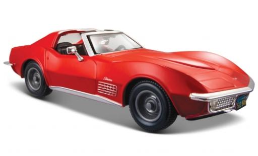 Chevrolet Corvette 1/24 Maisto rosso 1970 modellino in miniatura