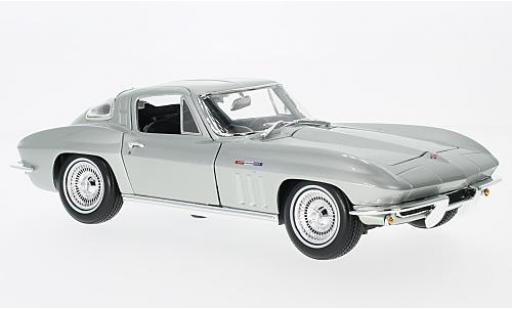 Chevrolet Corvette 1/18 Maisto grigio 1965 sans Vitrine modellino in miniatura
